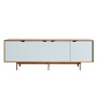 Andersen Furniture S1 Sideboard Eiche Naturöl, Arctic Blue