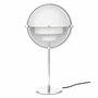 Gubi Tischleuchte 'Multi-Lite' mit Chromegestell White Semi Matt