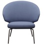 Fritz Hansen Loungesessel 'LET SH210' Hellblau Uni 1151 - Christianshavn, Brown Bronze 390