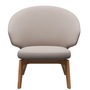 Fritz Hansen Loungesessel 'LET SH200' Hellbeige 1120 - Christianshavn, Eiche 72