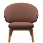 Fritz Hansen Loungesessel 'LET SH200' Beige-Orange 1132 - Christianshavn, Eiche 72