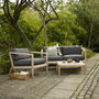Garten-Lounge-Set 'Virkelyst' für 3