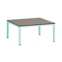 Weishäupl Beistelltisch B: 77 cm / T: 77 cm, Pastelblau 06, Steingrau 3