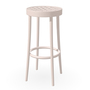 Ton Hocker 822 H: 78 cm , Filzgleiter weiss, Nude Pink pigmentiert (B40)