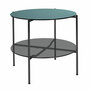 Embru Moser Tisch Modell 1752 Tiefschwarz pulverbeschichtet, Pewter 4155 - Nero 4023, Parsol grau