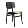 Norr11 NY11 Chair - Upholstery Beige 100 - Hallingdal 65, Eiche schwarz