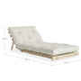 Karup Design Roots 90 Weiss lackiert 105, Leinen 914