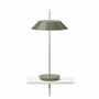 Vibia Tischleuchte Mayfair Mini Grün L1, Anschraubbar / Mit Basis, Berührungssensor