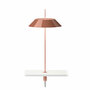 Vibia Tischleuchte Mayfair Mini Terra Rot, Anschraubbar / Ohne Basis, Berührungssensor