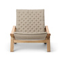 Carl Hansen & Søn Liegestuhl 'Plico' Eiche geölt, H: 74 cm