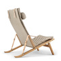 Carl Hansen & Søn Liegestuhl 'Plico' Eiche geölt, H: 93.5 cm	