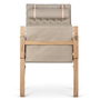 Carl Hansen & Søn Liegestuhl 'Plico' Eiche geölt, H: 93.5 cm	