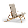 Carl Hansen & Søn Liegestuhl 'Plico' Eiche geölt, H: 74 cm
