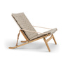 Carl Hansen & Søn Liegestuhl 'Plico' Eiche geölt, H: 74 cm