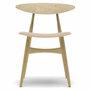 Carl Hansen & Søn Polsterstuhl 'CH33P' Beige 90 - Leder 'SIF', Eiche geölt