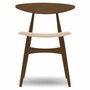 Carl Hansen & Søn Polsterstuhl 'CH33P' Beige 90 - Leder 'SIF', Eiche rauchfarbiges Öl