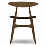 Carl Hansen & Søn Polsterstuhl 'CH33P' Dunkelbraun 92 - Leder 'SIF', Eiche rauchfarbiges Öl