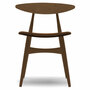 Carl Hansen & Søn Polsterstuhl 'CH33P' Braun 95 - Leder 'SIF', Eiche rauchfarbiges Öl