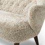 by Lassen Ingeborg Sofa Moonlight - Schaffell, Eiche geräuchert