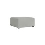 HAY Mags Soft Ottoman B: 87 cm / T: 87 cm , Weissgrau 110 - Hallingdal