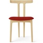 Carl Hansen & Søn Stuhl 'T-Chair' Rot 643 - Remix 3, Eiche klarlack