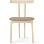 Carl Hansen & Søn Stuhl 'T-Chair' Beige 0200 - Hallingdal 65, Eiche Weissöl geölt