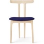 Carl Hansen & Søn Stuhl 'T-Chair' Lila 763 - Hallingdal 65	, Eiche Weissöl geölt