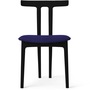 Carl Hansen & Søn Stuhl 'T-Chair' Lila 763 - Hallingdal 65	, Eiche Black lackiert