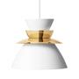 LYFA Sundowner Pendant Messing / Weiss, Ø: 40 cm / H: 34.3 cm 