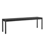 &Tradition Bank 'Betty' Eiche schwarz lackiert / Schwarz, B: 157 cm