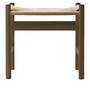 Carl Hansen & Søn Hocker 'CH53' Eiche rauchfarbiges Öl, Papierkordel Natur, H: 39 cm