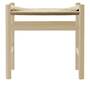 Carl Hansen & Søn Hocker 'CH53' Eiche Weissöl geölt, Papierkordel Natur, H: 39 cm
