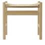 Carl Hansen & Søn Hocker 'CH53' Eiche geölt, Papierkordel Natur, H: 39 cm