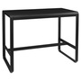 Fermob Hoher Tisch 'Bellevie' Lakritze / Schwarz 42, B: 140 cm / T: 80 cm 