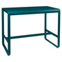 Fermob Hoher Tisch 'Bellevie' Acapulcoblau 21, B: 140 cm / T: 80 cm 