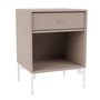 Montana Dream Nightstand Mushroom 137, Snow 38 lackiert