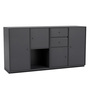 Montana Couple Sideboard Anthracite 04, Sockel H: 3 cm 