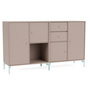 Montana Couple Sideboard Mushroom 137, Flint 148 lackiert