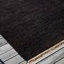 Massimo Copenhagen Sumace Black, B: 170 cm / L: 240 cm, mit Fransen