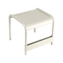 Fermob Hocker 'Luxembourg' zu Lounger Lehmgrau A5	, Klein - B: 42 cm