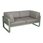 Fermob 2-Sitzer Club-Sofa 'Bellevie' Kaktus 82, Taupe Grau B8
