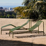 HAY Palissade Chaise Longue Stahl feuerverzinkt