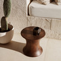 Ferm Living Spin Stool Mangoholz