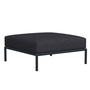 Houe LEVEL Ottoman Anthrazit 57 - Sunbrella Natte