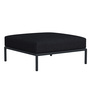 Houe LEVEL Ottoman Graphitgrau 68 - Sunbrella Heritage