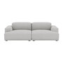Zeitloses Sofa 'Connect' mit 2-Sitzer