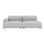 Modulares Sofa 'Connect' mit offenem Ende rechts