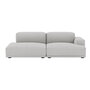 Modulares Sofa 'Connect' mit offenem Ende links