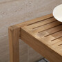 Carl Hansen & Søn AH911 Outdoor Lounge Table / Stool Teak unbehandelt