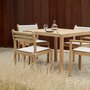 Carl Hansen & Søn AH Outdoor Dining Table Teak unbehandelt, B: 98.5 cm / T: 100 cm 